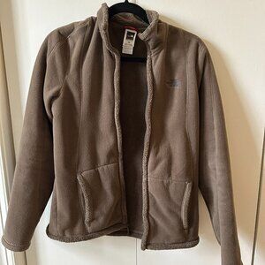 Fuzzy North Face Women's Zip-Up
